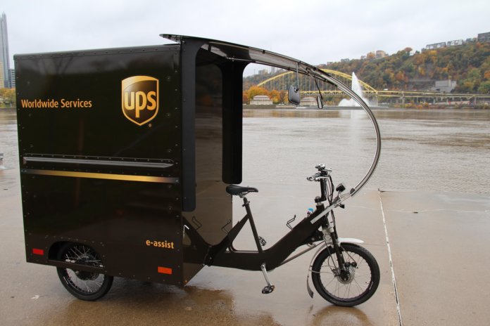 UPS bike